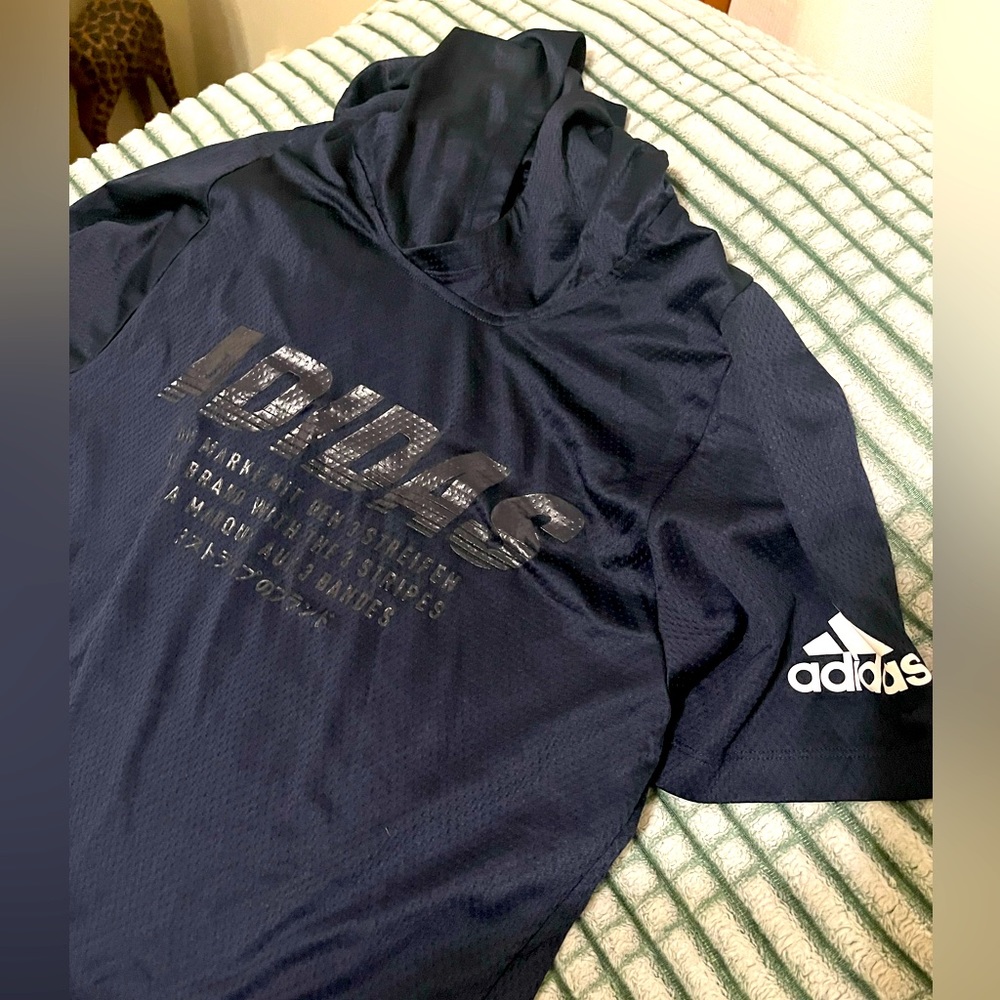 Men’s Hooded Adidas Shirt Size Small